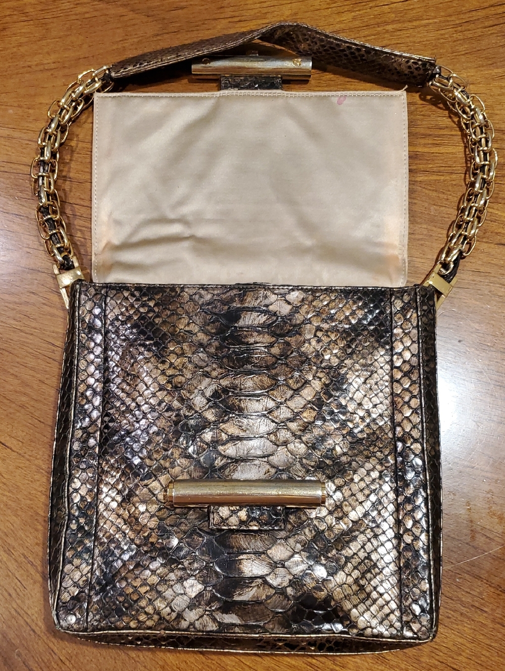 Devi Kroell Real Python Shoulder Bag - Picture 13 of 16